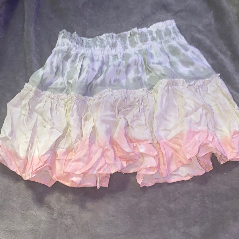 Multi color ombré skirt from ocean drive